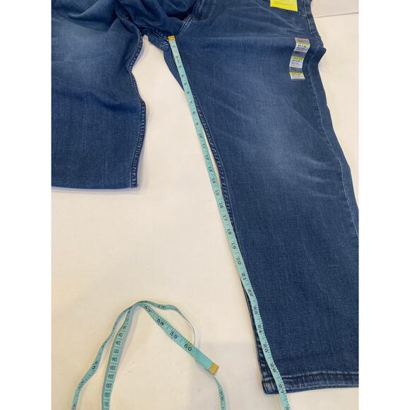 Levi’s 502 Tapered Leg Dark Blue Men’s Denim Jeans NWT 44 x 30 Big Tall Stretch - Picture 15 of 16